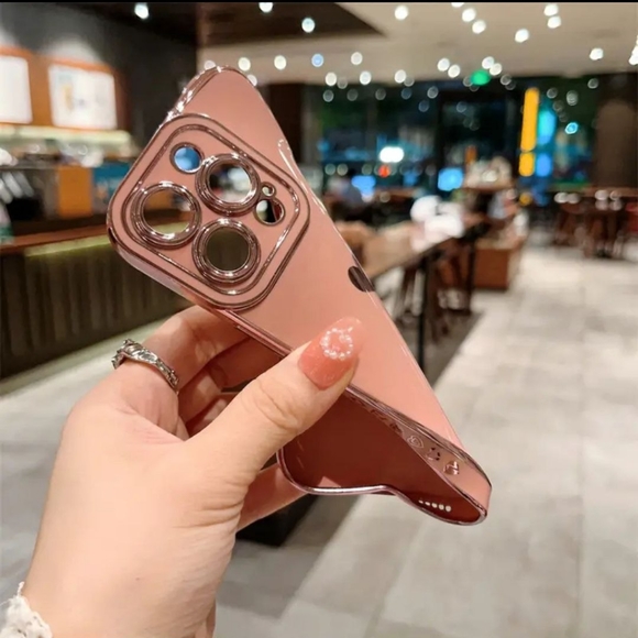 Luxury Heart Print Shockproof Phone Case For iPhone 14 Pro Max - PURPLE-SALE - Picture 10 of 10